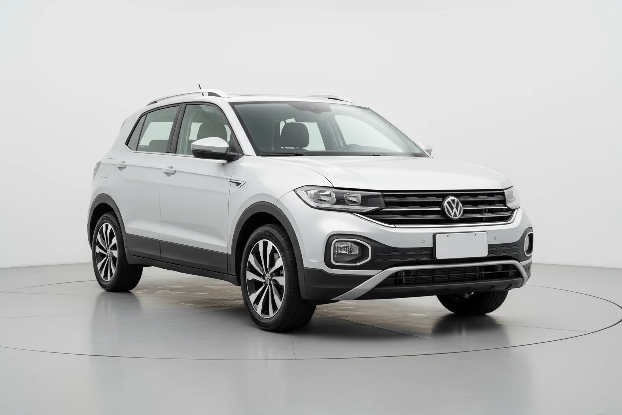 VW T-Cross Highline, SUV compacto, foto de estúdio